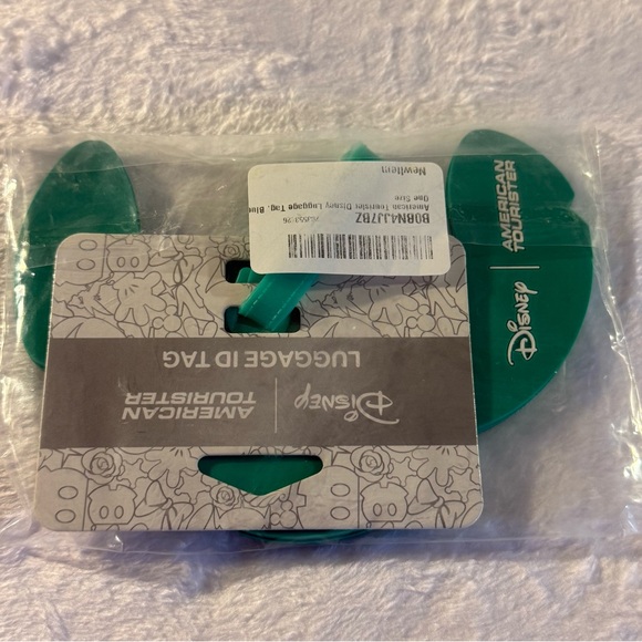 American Tourister Disney Luggage ID Tag - Blue and Brown - Picture 8 of 8